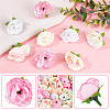 CRASPIRE 100Pcs 4 Colors Cloth Imitation Rose AJEW-CP0001-84-6