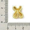 Rack Plating Brass Clear Cubic Zirconia Pendants KK-S378-01G-X-3