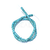 Synthetic Turquoise Beads Strands X-TURQ-G110-4x2mm-09-2