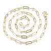 Brass Paperclip Chains MAK-S072-11B-KC-2