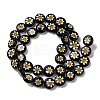 Handmade Millefiori Lampwork Beads Strands LAMP-G164-04J-2
