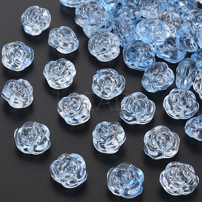 Transparent Baking Paint Glass Beads X-GLAA-S190-022-A03-1