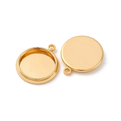 Brass Pendant Cabochon Settings KK-F898-20B-G-1
