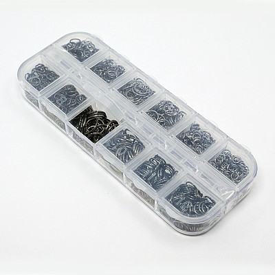 1 Box Iron Open Jump Rings IFIN-X0005-B-B-1