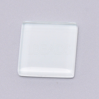 Transparent Glass Cabochons GLAA-WH0018-90C-1