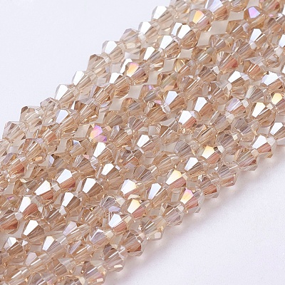 Glass Beads Strands X-EGLA-S056-09-1