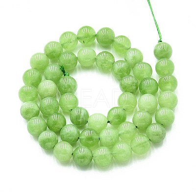 Natural Quartz Beads Strands G-N355-8mm-33-1