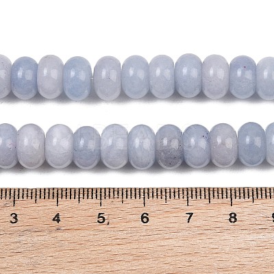 Dyed Natural White Jade Beads Strands G-G107-A37-01-1