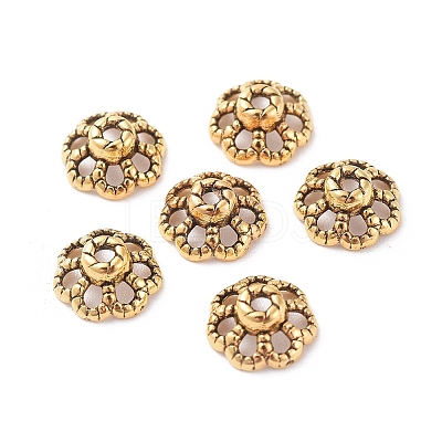 Tibetan Style Bead Caps LS-GLF0761Y-1