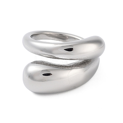 Non-Tarnish 304 Stainless Steel Rings for Women RJEW-K270-05A-P-1
