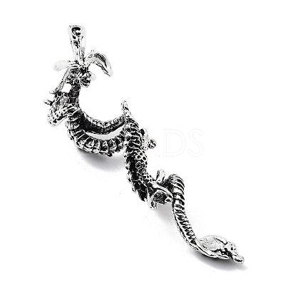 Tibetan Style Alloy Pendants TIBE-L012-039AS-09-1