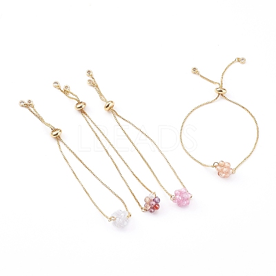 Adjustable Brass Slider Bracelets BJEW-JB06014-1