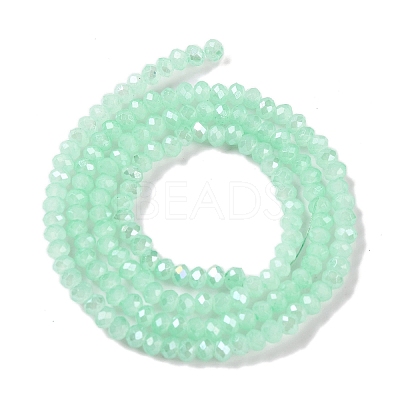 Baking Electroplate Glass Beads Strands DGLA-A039-J4mm-B07-1