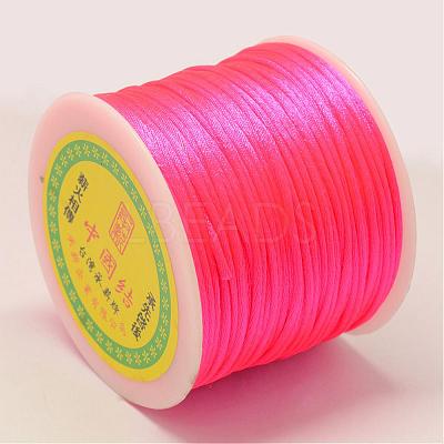 Nylon Satin Rattail Cords NWIR-R033-1.5mm-F106-1