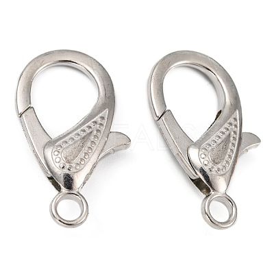 Zinc Alloy Lobster Claw Clasps X-PALLOY-D008-P-1