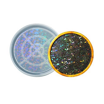 Silicone Laser Effect Cup Mat Molds DIY-C061-03E-1