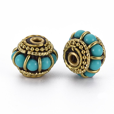 Handmade Indonesia Beads IPDL-E008-02B-1