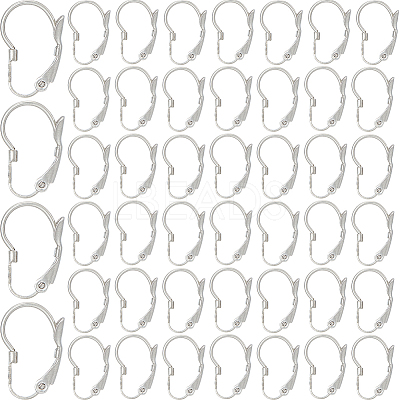 304 Stainless Steel Leverback Earring Findings STAS-SP0001-03B-1