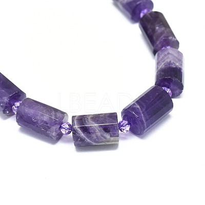 Natural Amethyst Beads Strands G-F632-07B-1