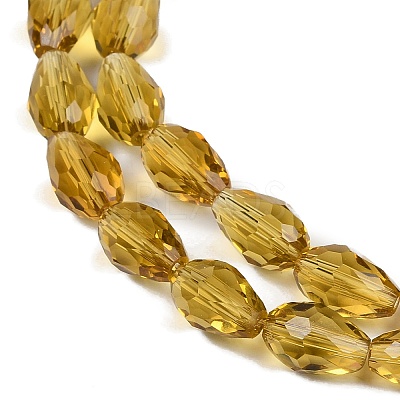 Transparent Glass Beads Strands EGLA-N013-T8mm-D08-1