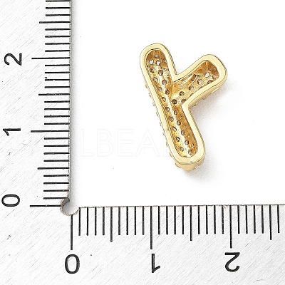 Brass Micro Pave Cubic Zirconia Pendants KK-A300-02G-Y-1