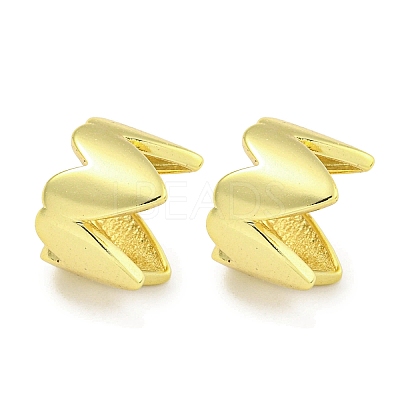 Brass Cuff Earrings EJEW-C104-073G-1