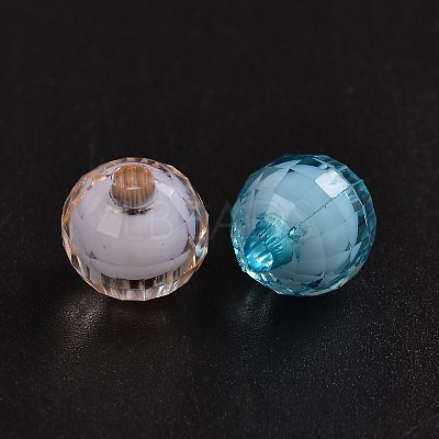 Transparent Acrylic Beads X-TACR-S086-10mm-M-1