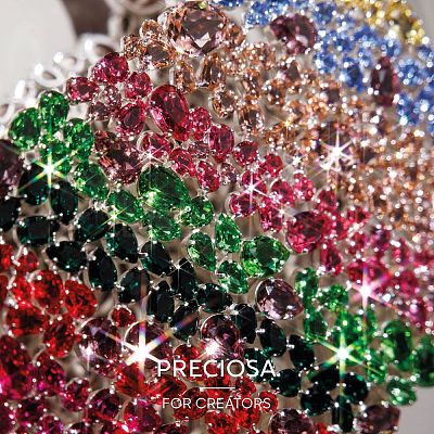 Preciosa&reg MAXIMA Crystal Sew-On Cups X-PRC-SD14-40010-S-1