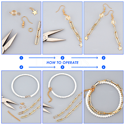 Soldered Brass Paperclip Chains CHC-CA0001-03G-1