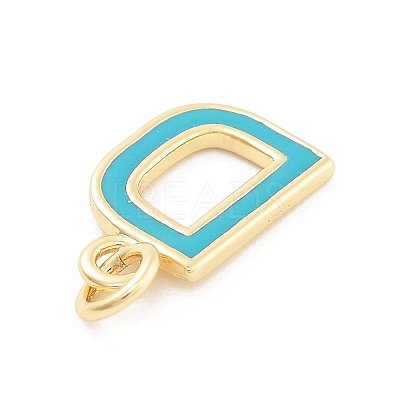 Rack Plating Brass Pendants KK-C065-03D-G-1