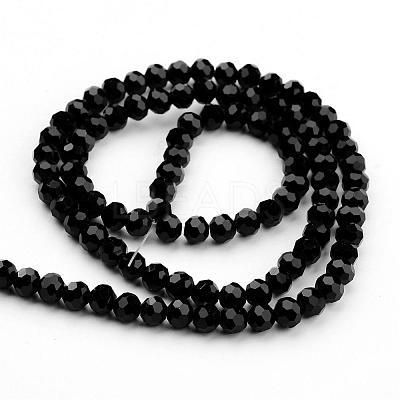 Transparent Glass Bead Strands GLAA-G013-8mm-71-1