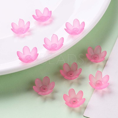 Frosted Acrylic Bead Caps MACR-S371-07A-704-1