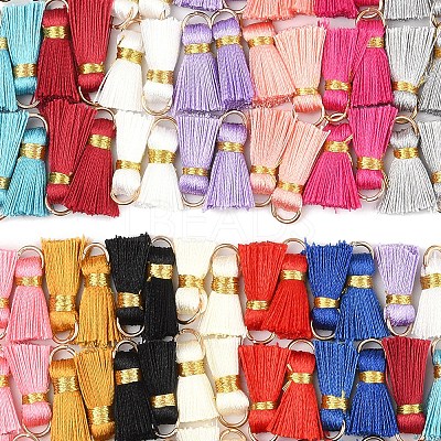20Pcs Handmade Polycotton(Polyester Cotton) Tassel Decorations FIND-FS0003-27J-1