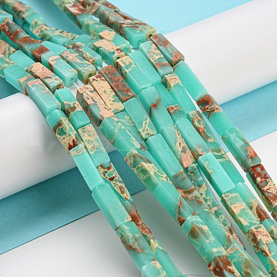 Synthetic Imperial Jasper Dyed Beads Strands G-D077-C01-08-1
