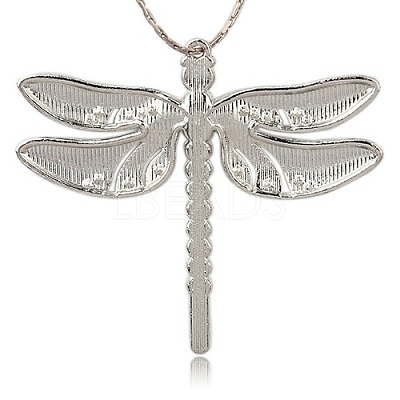 Alloy Enamel Dragonfly Big Pendants LS-ENAM-L034-01P-1