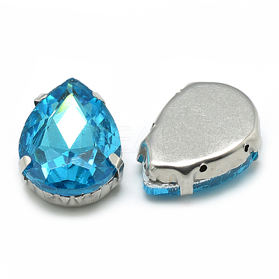 Sew on Rhinestone RGLA-T035-10x14mm-13-1
