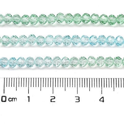 Transparent Painted Glass Beads Strands X1-DGLA-A034-T3mm-A16-1