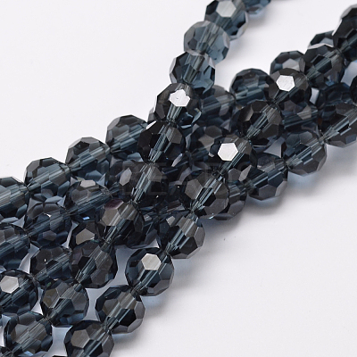 Imitation Austrian Crystal Bead Strands G-M181-10mm-20A-1