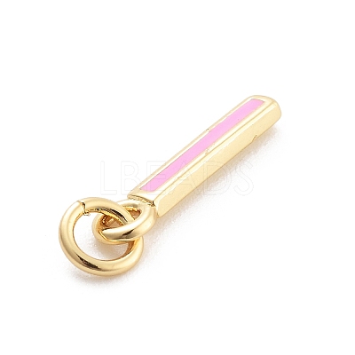 Rack Plating Brass Pendants KK-C065-02I-G-1