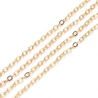 Brass Cable Chains CHC-T008-06A-KC-1