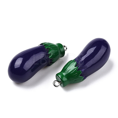 Opaque Resin Pendants RESI-S356-55-1