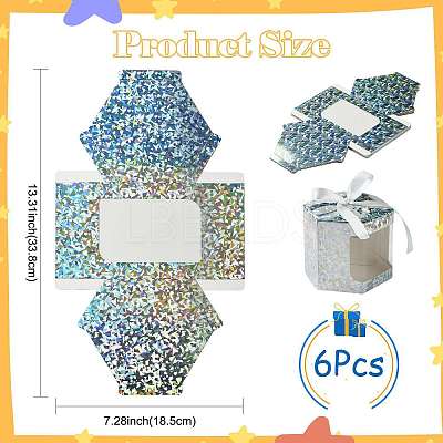 Hexagon Laser Window Paper Gift Boxes CON-FZC0002-001C-02-1