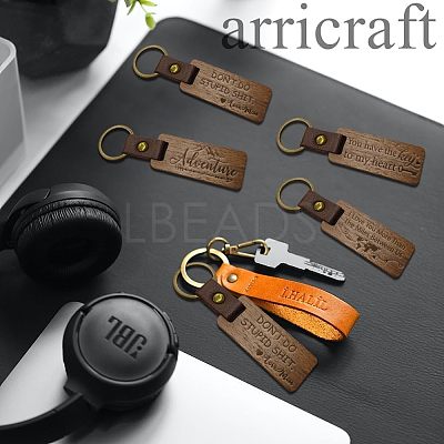 Walnut Wood Keychain KEYC-WH0044-009-1