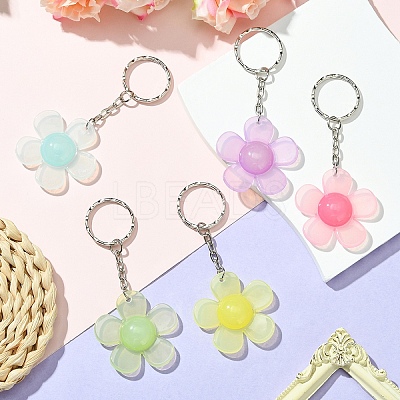 Flower Resin Keychain KEYC-YW00152-01-1