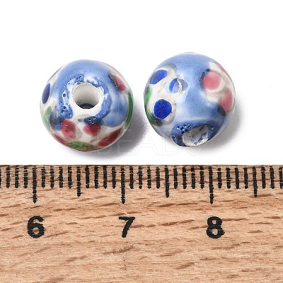 Handmade Porcelain Beads PORC-A034-02E-1