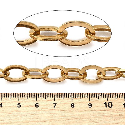 Ion Plating(IP) 304 Stainless Steel Cable Chains CHS-S012-15G-1