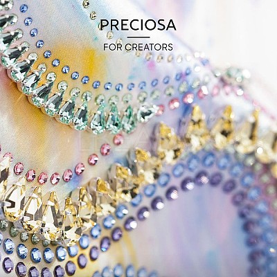 Preciosa&reg MAXIMA Crystal No Hotfix Flatback Stones Y-PRC-NSS10-50230-1