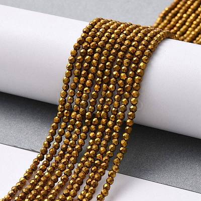 Electroplate Glass Beads Strands LS-GLAA-H021-01A-FP04-1