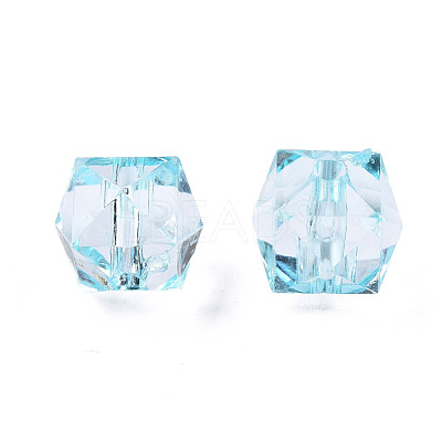 Transparent Acrylic Beads TACR-Q259-8mm-V38-1