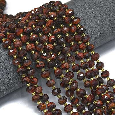 Natural Tiger Eye Beads Strands G-K389-E52-01-1